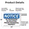 Signmission No Trespassing No Soliciting Private Residential OSHA Notice Sign, Plastic, 24in W x 18in L, 2PK OS-2PACK-NS-P-1824-L-14942 - alternate 7
